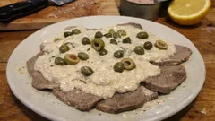 Vitel toné de lengua: entrada fría cremosa con atún, perfecta para dejar lista