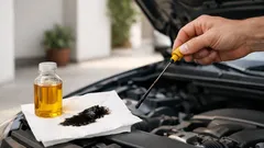 Por qué el aceite de motor se pone negro rápido y cuándo sí debes preocuparte