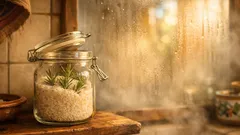 El truco del frasco con arroz y romero para quitar el olor a encerrado en casa