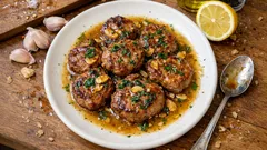 Solomillo al whisky sevillano: medallones jugosos con salsa de ajo y limón