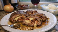 Matambre al libro al horno: relleno cremoso y jugoso sin complicarte con un arrollado