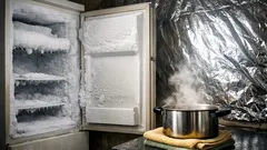 Cómo deshelar el congelador rápido con papel aluminio y agua caliente