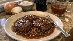 Solomillo en salsa de cebolla: tierno, jugoso y con una salsa sedosa sin crema
