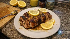 Matambre de cerdo al horno con limón: doradito y jugoso en 30 minutos