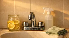 Cómo quitar sarro de la llave con vinagre y limón sin dañar superficies