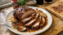 Bondiola de cerdo al horno en papel aluminio: tierna, jugosa y con costra dorada